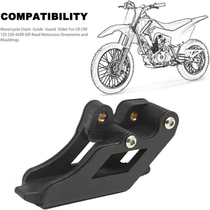 DREAM MOTION Motorcycle Aluminum Chain Guide Protector Sprocket Guard Protector for Honda CRF250R CRF110 Apollo125cc Kawasaki KLX110 KAYO Ducati Suzuki KTM ATV Dirt Bike Accessories(Black) - Image 3